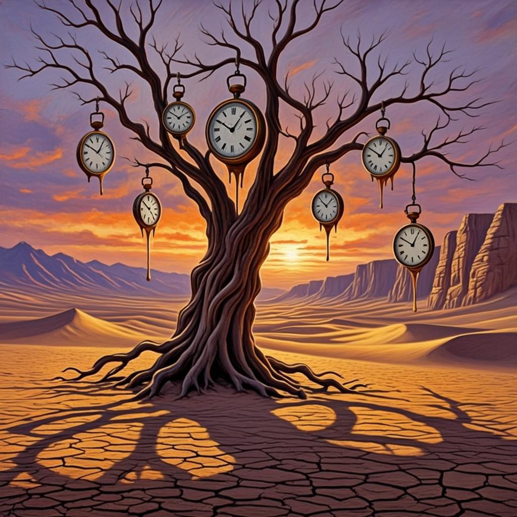 The Melting Hours — Surrealism artwork